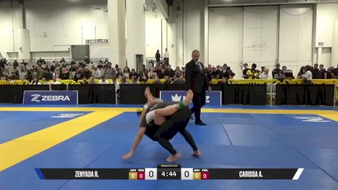 CARISSA A. vs ZENYADA R. 2025 World IBJJF Jiu-Jitsu No-Gi Championship
