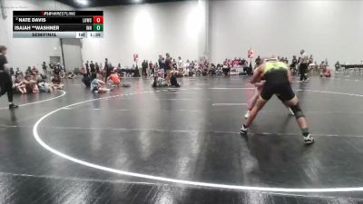 135 lbs Semifinal - Isaiah **Washner, Innerchamp vs Nate Davis, Level Up Wrestling Center