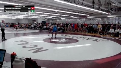 184 lbs 1st Place Match - Owen Greisbach, Augsburg vs Barron Ransom, Johnson & Wales