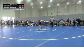 107 lbs 7th Place Match - Rosario Cervantes, Starkville High School Girls vs Holly Beall, Saltillo High School