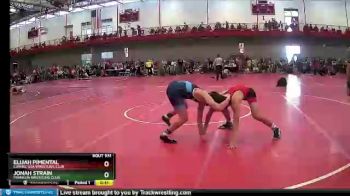 145 lbs Champ. Round 2 - Elijah Pimental, Carmel USA Wrestling Club vs Jonah Strain, Franklin Wrestling Club