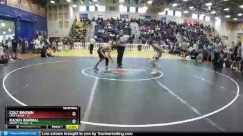 106 lbs Semifinals (8 Team) - Colt Brown, Lake Gibson vs Kaden Barrial, Merritt Island