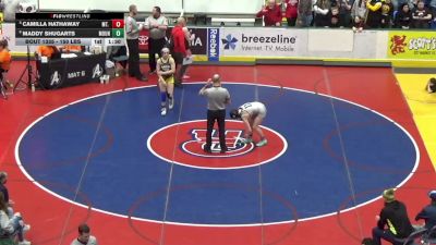 150 lbs Round Of 16 - Camilla Hathaway, Mt. Lebanon vs Maddy Shugarts, Mount Union