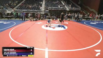 78 lbs Cons. Semi - Devon Kemp, Windy City Wrestlers vs Dylan Hansen, Douglas Wrestling Club