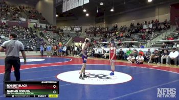 4A 106 lbs Quarterfinal - Nathan Osburn, Central Arkansas Christian vs Robert Black, Arkadelphia