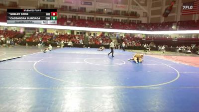 235 lbs Quarterfinal - Cassandra Burciaga, Kuna vs Shelby Stine, Vallivue