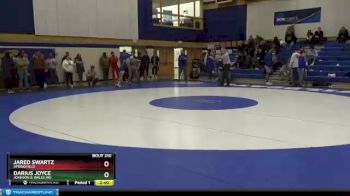 157 lbs Quarterfinal - Darius Joyce, Johnson & Wales (RI) vs Jared Swartz, Springfield