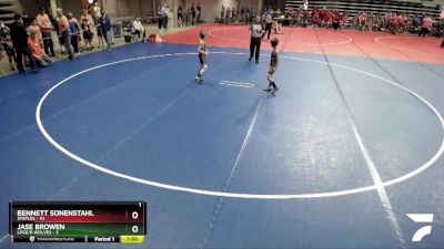 60 lbs Quarterfinals (8 Team) - Bennett Sonenstahl, Staples vs Jase Browen, LPGE/B Wolves