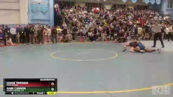 175 lbs Quarterfinal - Gabe Cannon, Sussex Central H S vs Chase Timmons, Middletown