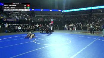 110 lbs Consolation - Giada Tanahara, Martin Luther King (SS) vs Kamila Cerna, Stockdale (CS)