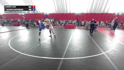144 lbs Cons. Rd Of 16 - Landen Lage, Backyard Brawlers vs Jackson Refsnider, Pinnacle