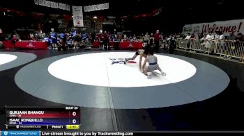 132 lbs Round 3 (16 Team) - Gurjaan Bhangu, SJWA vs Isaac Ronquillo, KCWA