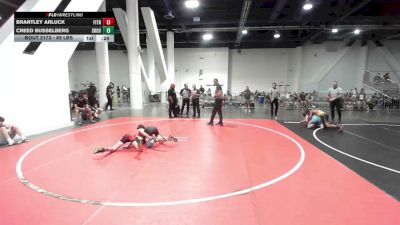 89 lbs 5th Place - Brantley Arluck, Fitness Fight Factory Wre vs Creed Busselberg, Shootbox WC