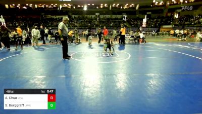 49 lbs Round Of 16 - Adam Chua, New Milford vs Sawyer Burggraff, Upper Township