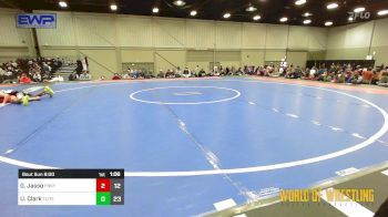 65 lbs Semifinal - Gabriel Jasso, Funky Singlets vs Uziah Clark, Oklahoma Elite 9U