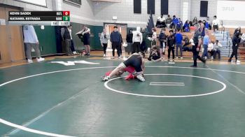 165 lbs 9th Place - Kevin Sadek, North Attleborough vs Nataniel Estrada, North Andover