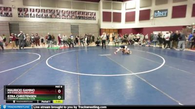 65 lbs Semifinal - Ezra Christensen, Champions Wrestling Club vs Mauricio Gamino, Box Elder Bees Wrestling