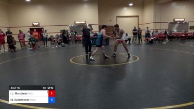 70 kg Semis - Javier Mandera, Oregon vs Mirzobek Rakhmatov, Pennsylvania