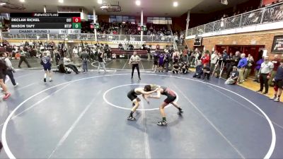 98 lbs Champ. Round 1 - Declan Rickel, Orting vs Mason Taft, Mt. Spokane