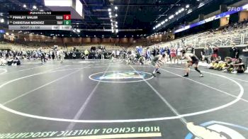 126 lbs Champ. Round 1 - Finnley Uhler, Tocoi Creek vs Christian Mendez, Troy Buchanan