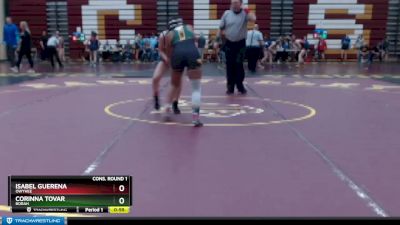 120 lbs Cons. Round 1 - Corinna Tovar, Borah vs Isabel Guerena, Owyhee