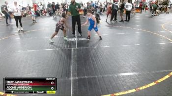 80/90 Round 2 - Adonis Anderson, Summerville Takedown Club vs Matthias Mitchell, Chapin Youth Wrestling