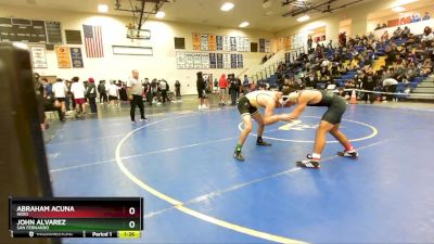 138 lbs 1st Place Match - John Alvarez, San Fernando vs Abraham Acuna, Indio