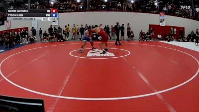 92 kg Champ. Round 1 - Quinn Gorman, Lake Erie RTC vs Tyson Lien, Wolves Wrestling Club