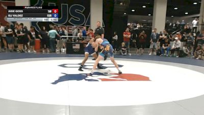 48 kg Champ. Rd Of 64 - Eli Valdez, Florida vs Jude Goss, Team Alpha Wrestling