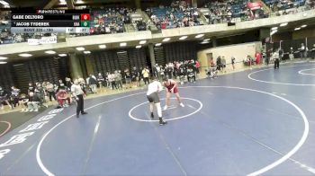190 lbs Champ. Round 2 - Jacob Tyderek, Unattached vs Gabe DelToro, East Peoria