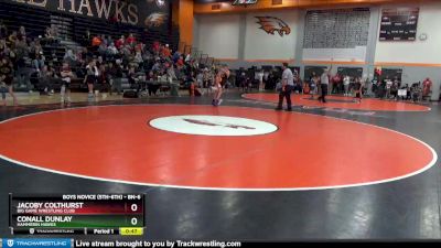 BN-6 lbs Quarterfinal - Conall Dunlay, Hammerin Hawks vs Jacoby Colthurst, Big Game Wrestling Club