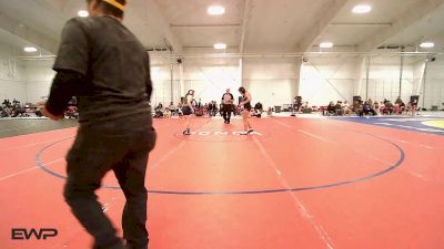 126 lbs Rr Rnd 2 - Abby Tabor, Sand Springs JH Girls vs Ella Brown, Choctaw Girls B