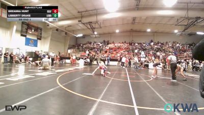 138 lbs Rr Rnd 3 - Breanna Hunt, Heat vs Libberty Drake, Lady Outlaw Wrestling Academy