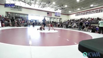 82-88 lbs Rr Rnd 2 - Grayson Hazen, Woodland Wrestling Club vs Annie Higgins, Perry Wrestling Academy