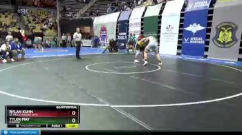 220 lbs Quarterfinal - Rylan Kuhn, St. Pius X (Kansas City) vs Tyler May, Diamond