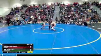 106 lbs Cons. Round 3 - Kade Haynes, Moorcroft vs Kaiden Apodaca, Powell