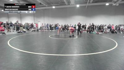 86 lbs Champ. Round 1 - Devin Kendrex, Midwest Regional Training Center vs Braylin Ruchti, Southern Oregon Regional Training Center