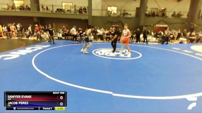 157 lbs 3rd Place Match - Sawyer Evans, WA vs Jacob Perez, CA