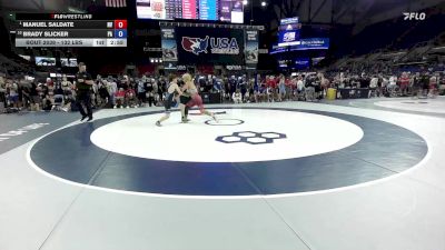 132 lbs Champ. Rd Of 16 - Manuel Saldate, NV vs Brady Slicker, PA