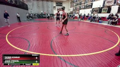 184-201 lbs Round 3 - Jason Stencel, Ralston Valley vs Tayber Konrad, Roosevelt