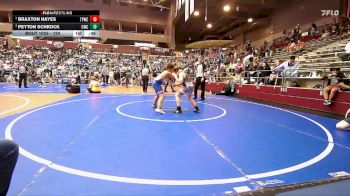 120 lbs Semifinal - Braxton Hayes, Trash Pandas Wrestling Club vs Peyton Schrock, Conway Wrestling Club
