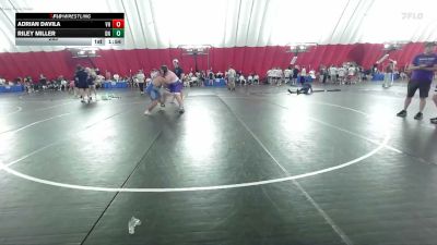 285 lbs Placement (16 Team) - Adrian Davila, Vernon Hills vs Riley Miller, Denmark