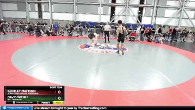 105 lbs Cons. Round 3 - Bentley Mattern, Scrap Yard Garage Wrestling vs David Wiehle, Mat Demon WC