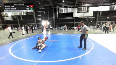 88 lbs Quarterfinal - Mikael Cain, Grindhouse WC vs Camiel Guizar, Powerline WC