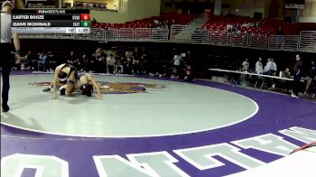 120 lbs Quarters & 1st Wb (16 Team) - Carter Booze, Columbus vs Izaius McDonald, Cheyenne East