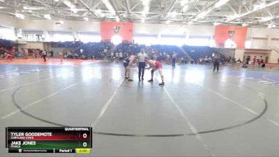 184 lbs Quarterfinal - Jake Jones, Ithaca vs Tyler Goodemote, Cortland State