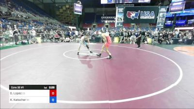 165 lbs Cons 32 #1 - Gunner Lopez, CO vs Kole Katschor, MI