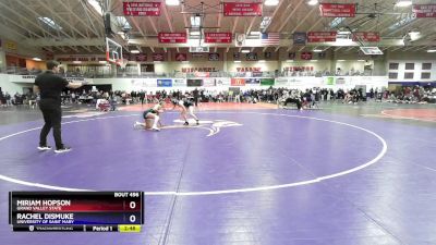 124 lbs Cons. Round 2 - Rachel Dismuke, University Of Saint Mary vs Miriam Hopson, Grand Valley State