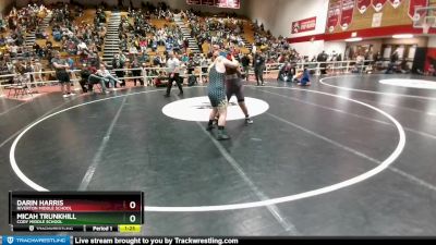 220 lbs Cons. Semi - Micah Trunkhill, Cody Middle School vs Darin Harris, Riverton Middle School