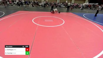 132 lbs Round Of 16 - Josiah Gallegos, Brighton WC vs Braden Dunlap, Shamrock WC